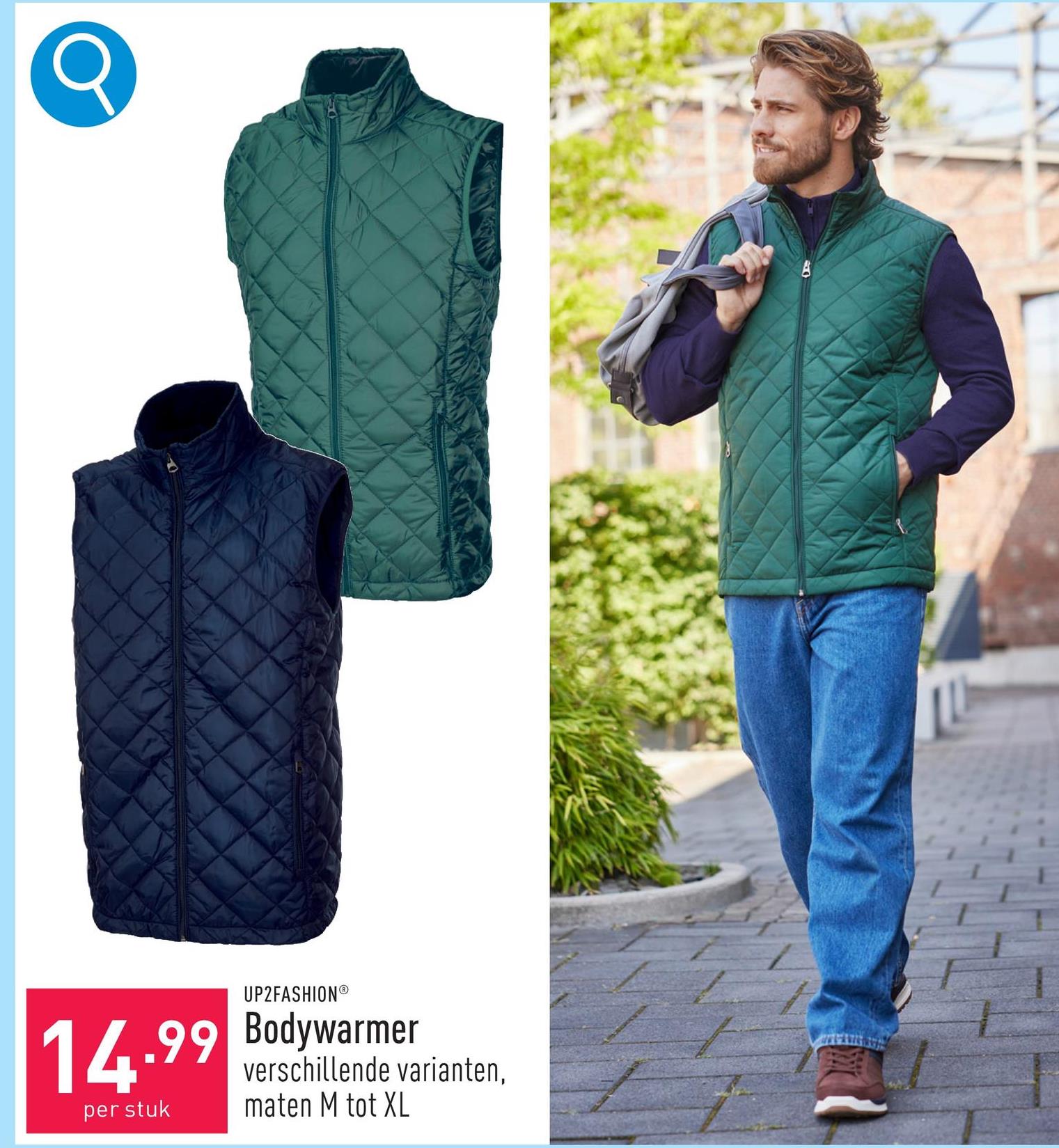 Bodywarmer polyester, classic fit, keuze uit verschillende varianten, maten M tot XL, OEKO-TEX®-gecertificeerd