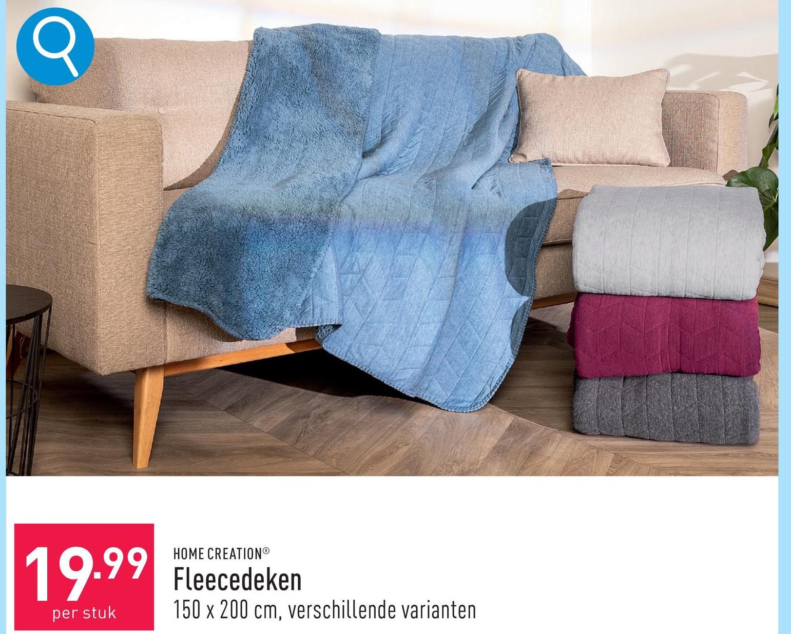 Fleecedeken materiaal: polyester/katoen (gerecycleerd), vulling/voering/achterzijde: polyester (gerecycleerd), ca. 150 x 200 cm, keuze uit verschillende varianten, OEKO-TEX®-gecertificeerd