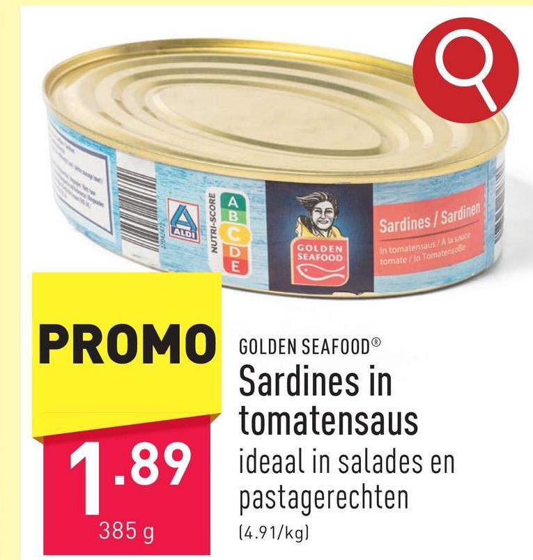 Sardines in tomatensaus ideaal in salades en pastagerechten