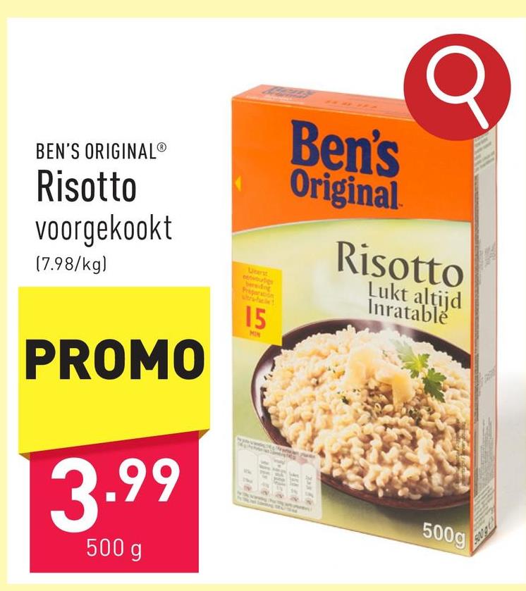 Risotto voorgekookt