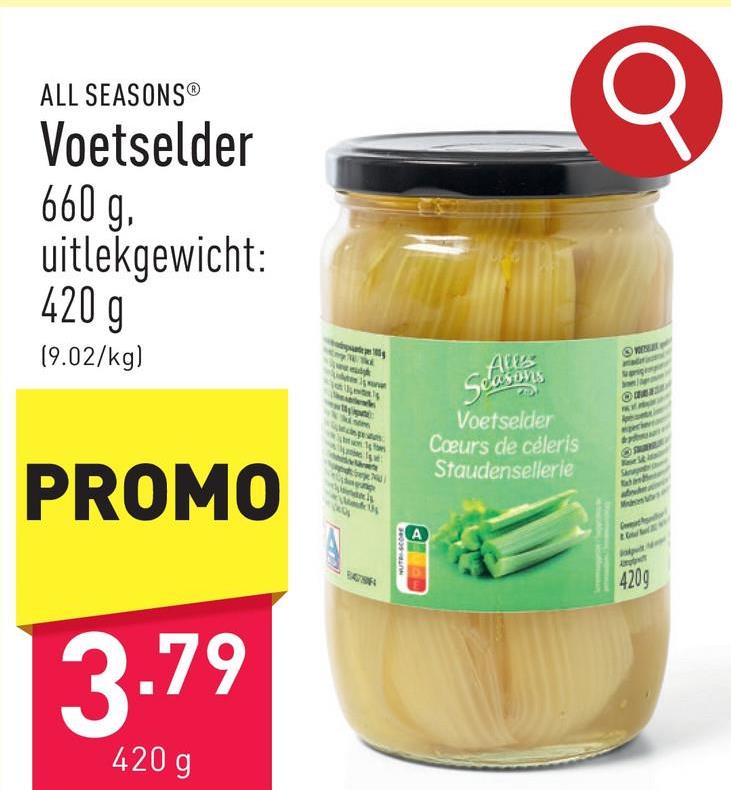 Voetselder 2 à 4 stuks, 660 g, uitlekgewicht: 420 g