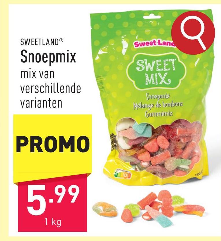 Snoepmix mix van verschillende varianten