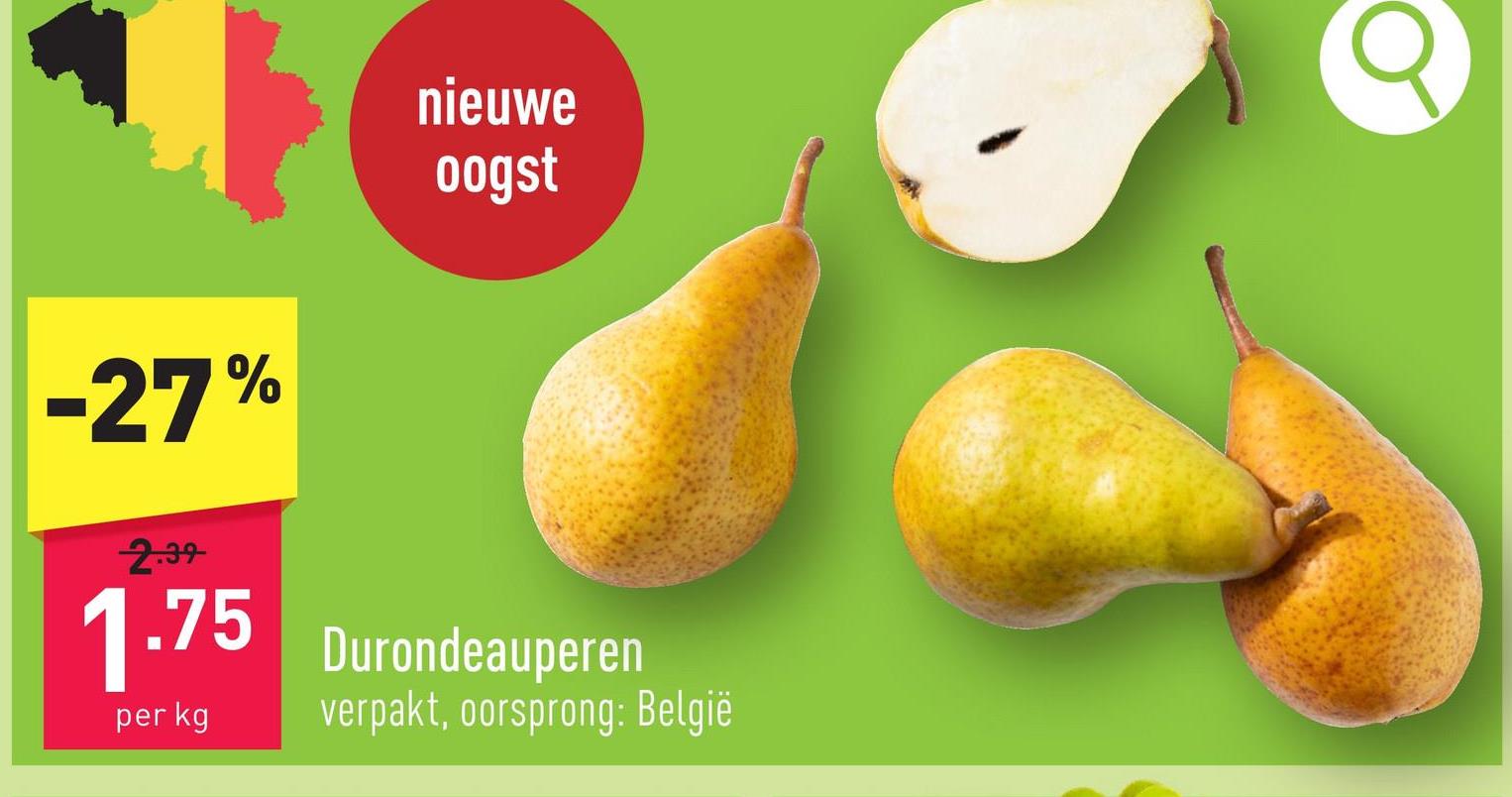 Durondeauperen verpakt, oorsprong: België