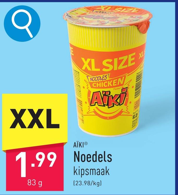 Noedels met kipsmaak