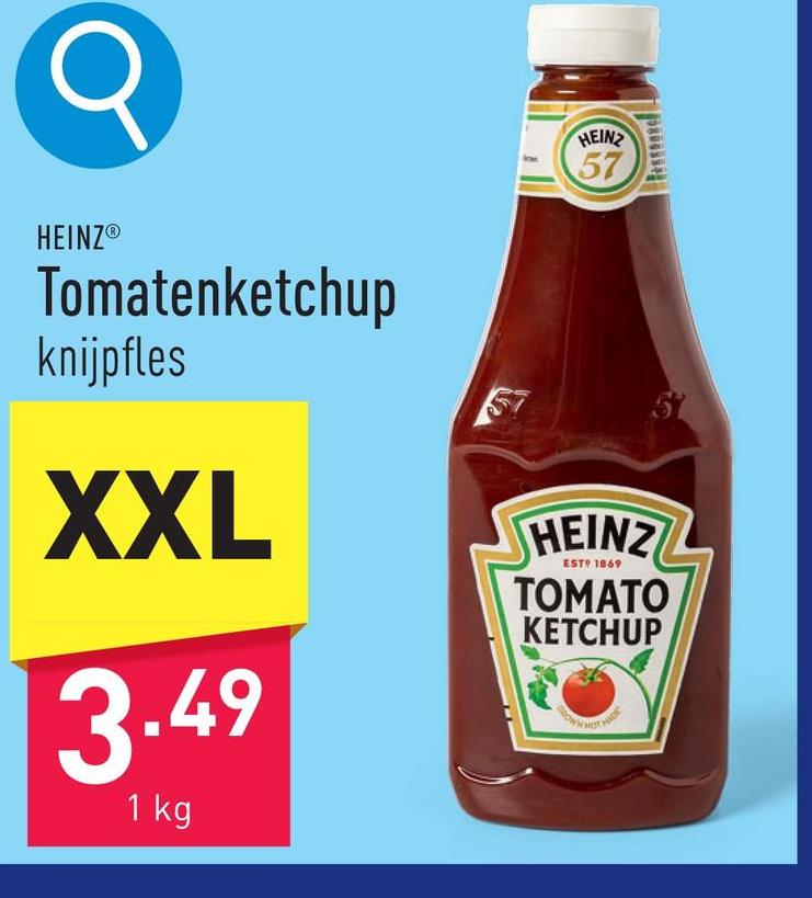 Tomatenketchup in knijpfles