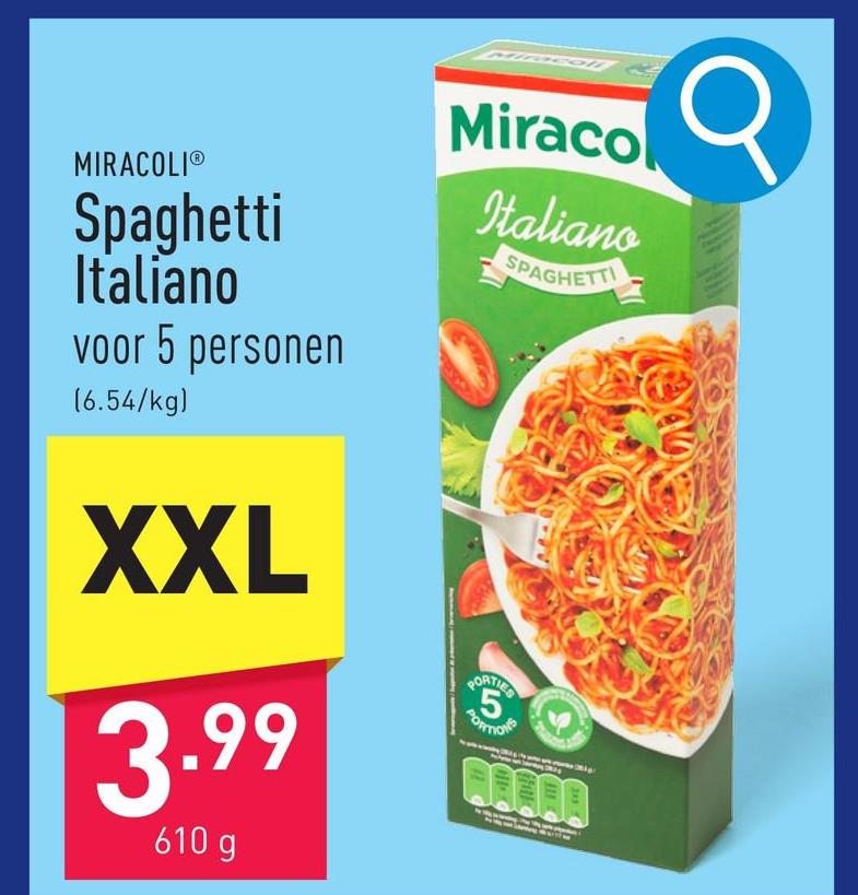 Spaghetti Italiano voor 5 personen