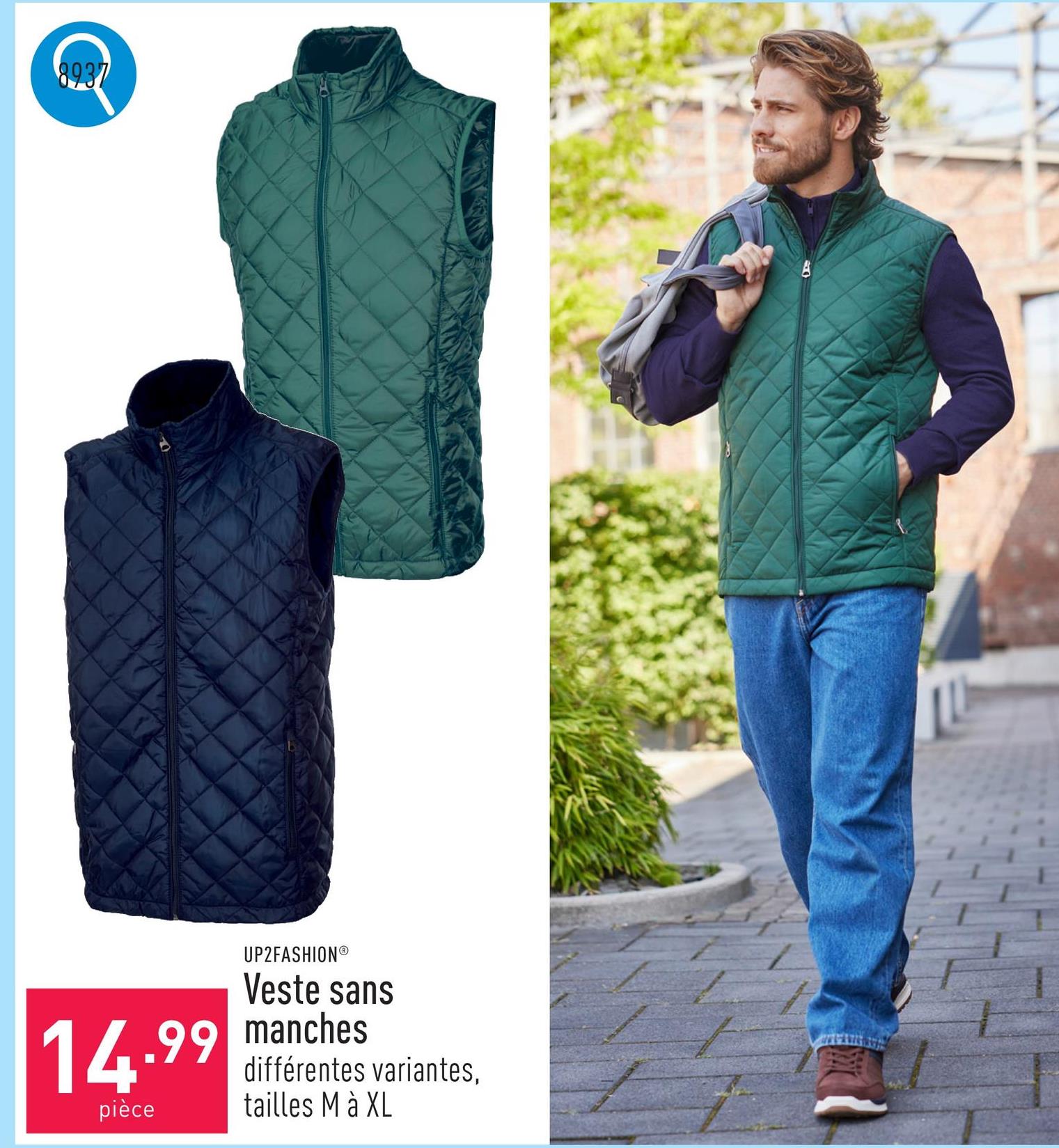 Veste sans manches polyester, classic fit, choix entre différentes variantes, tailles M à XL, certifiée OEKO-TEX®