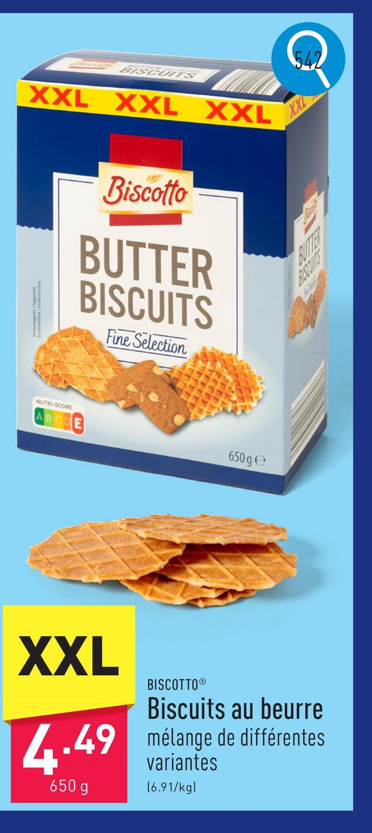 Biscuits au beurre galettes au beurre, pain d’amandes et gaufres pâtissières