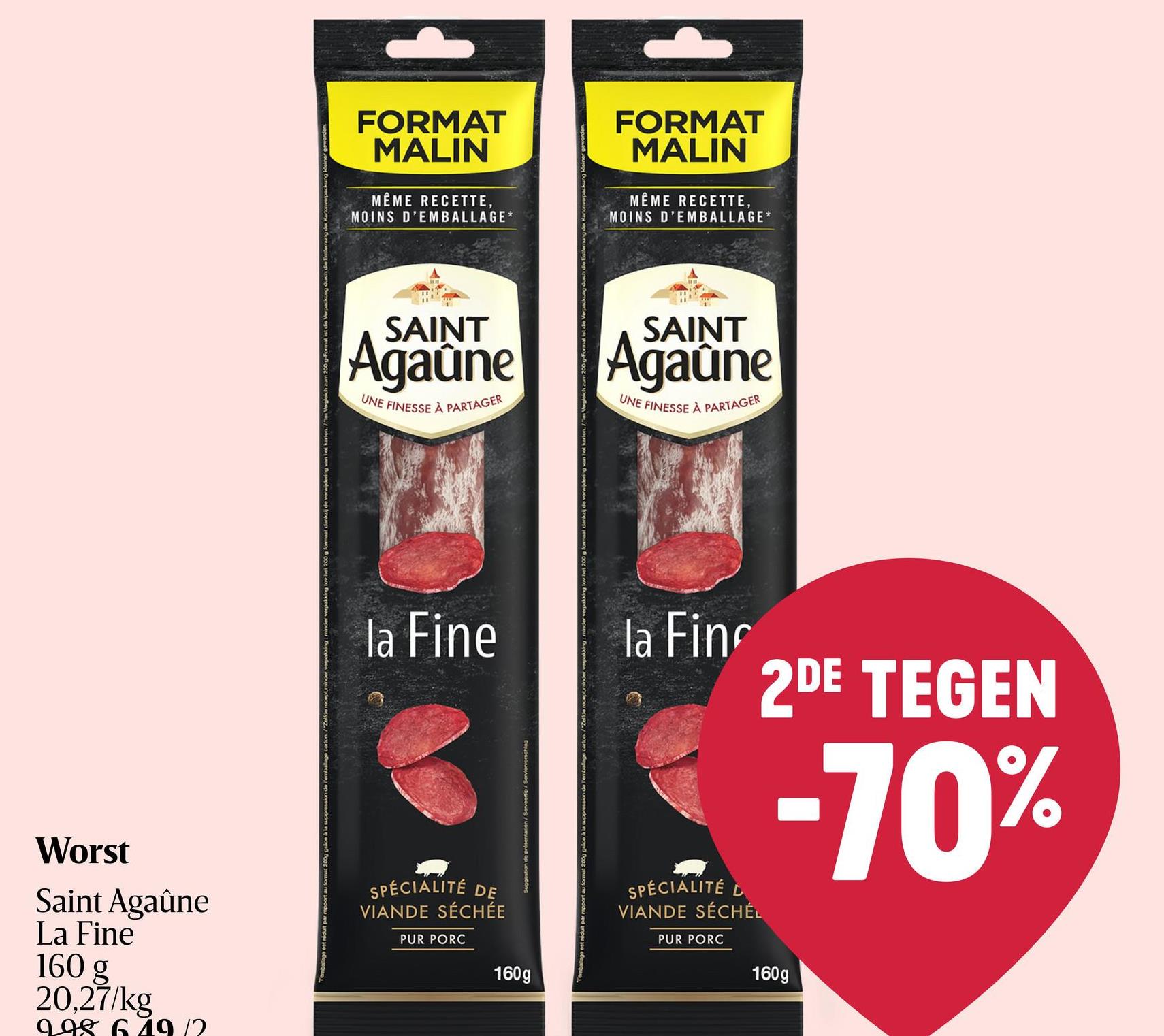 Fine St Agaune Worst saint agaune 200g