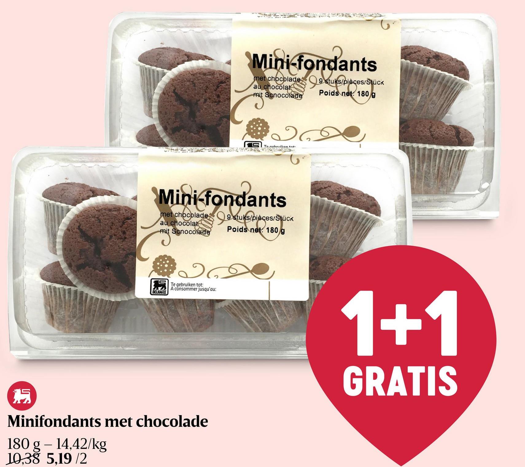 Mini fondants | Chocolade De fondant is uit slechts 4 ingrediënten gemaakt : chocolade, suiker, eieren en boter. De strikte keuze van grondstoffen en het ontbreken van bloem maakt dit gebakje lekker en mals .De chocolade komt wel te verstaan van bij een Belgische leverancier.