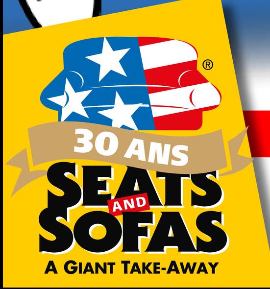 30 ANS
SEATS
SOFAS
A GIANT TAKE-AWAY