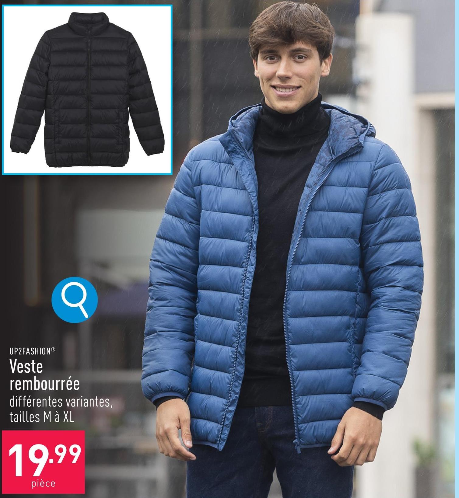 Veste rembourrée dessus en polyamide, doublure et rembourrage en polyester, classic fit, choix entre différentes variantes, tailles M à XL, certifiée OEKO-TEX®