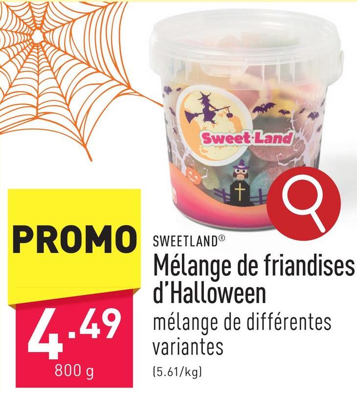 Mélange de friandises d’Halloween comprend plusieurs figurines et goûts