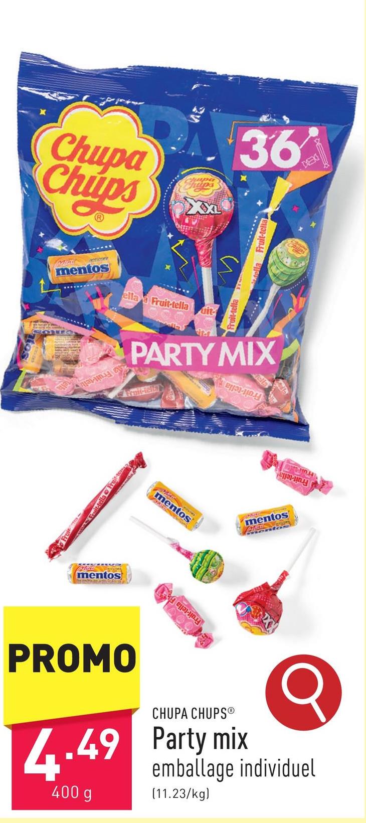 Party mix emballage individuel