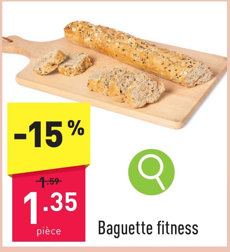 Baguette fitness aux graines de tournesol, au soja, aux graines de lin, aux flocons d’avoine et aux graines de sésame