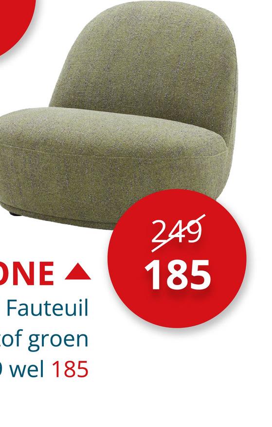 Fauteuil Stone stof groen Zitmeubelen Zetels Fauteuils