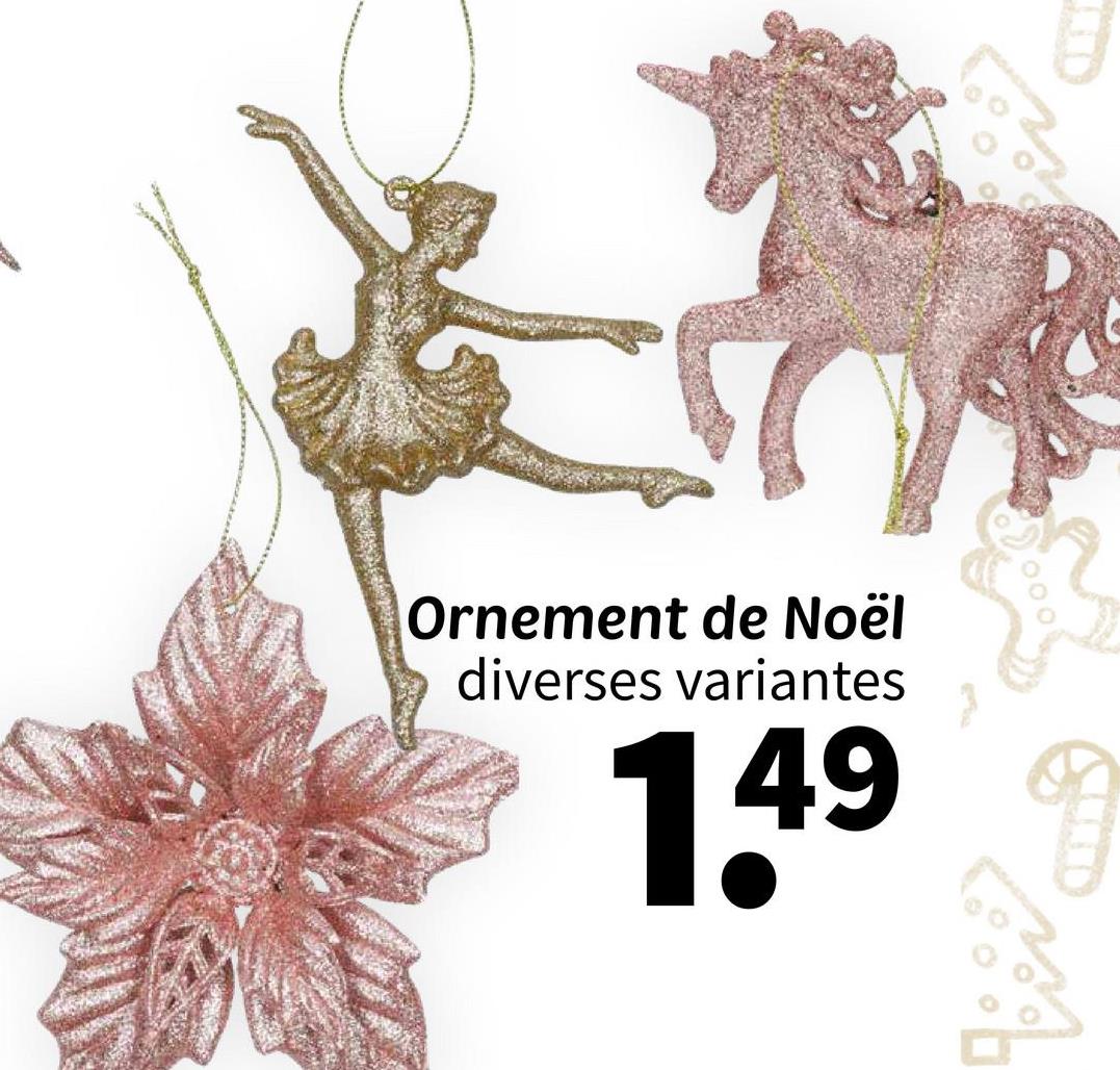 Ornement de Noël
diverses variantes
1.49