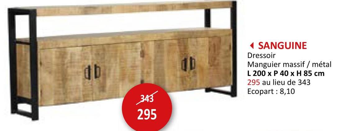 Buffet Sanguine 200cm Buffets Armoires