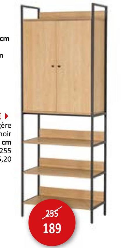 Étagère Aware 80x40x220cm Étagères Etagères & Planches Armoires De Rangement Armoires D'appoint Meubles D'appoint Portemanteaux Armoires Armoires Rangement Etagères & Planches Etagères & Planches Meubles D'entrée Etagères & Planches