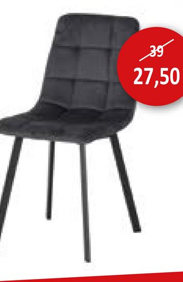 Stoel Runner 44x54x87cm - stof - grijs Stoelen Eetkamerstoelen