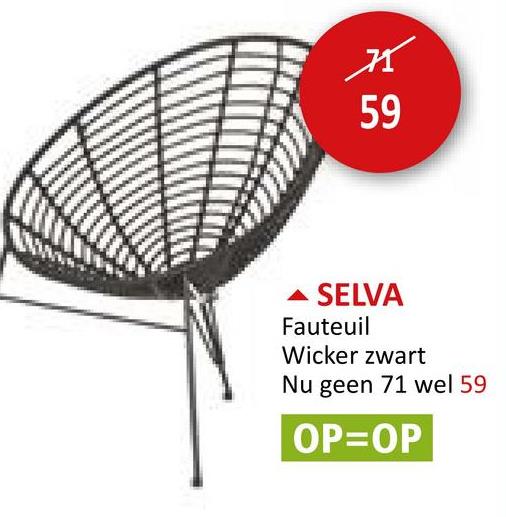 Fauteuil Selva rotan zwart Zitmeubelen Fauteuils Tuinmeubelen Tuinstoelen