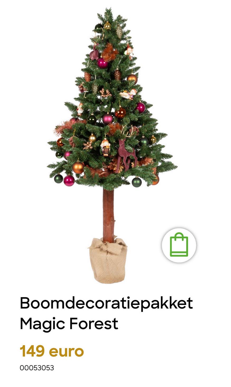 Boomdecoratiepakket
Magic Forest
149 euro
00053053