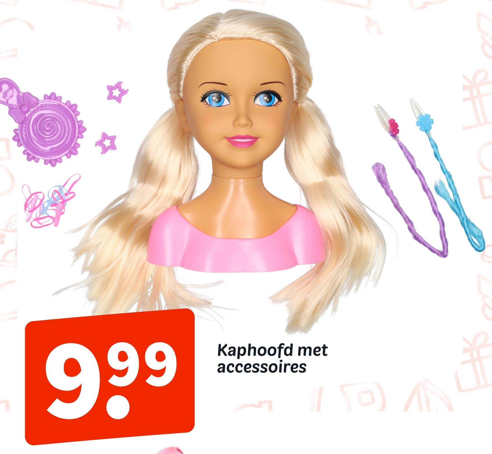 999
Kaphoofd met
accessoires
D