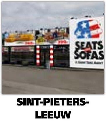 SEATS
SOFAS
SINT-PIETERS-
LEEUW