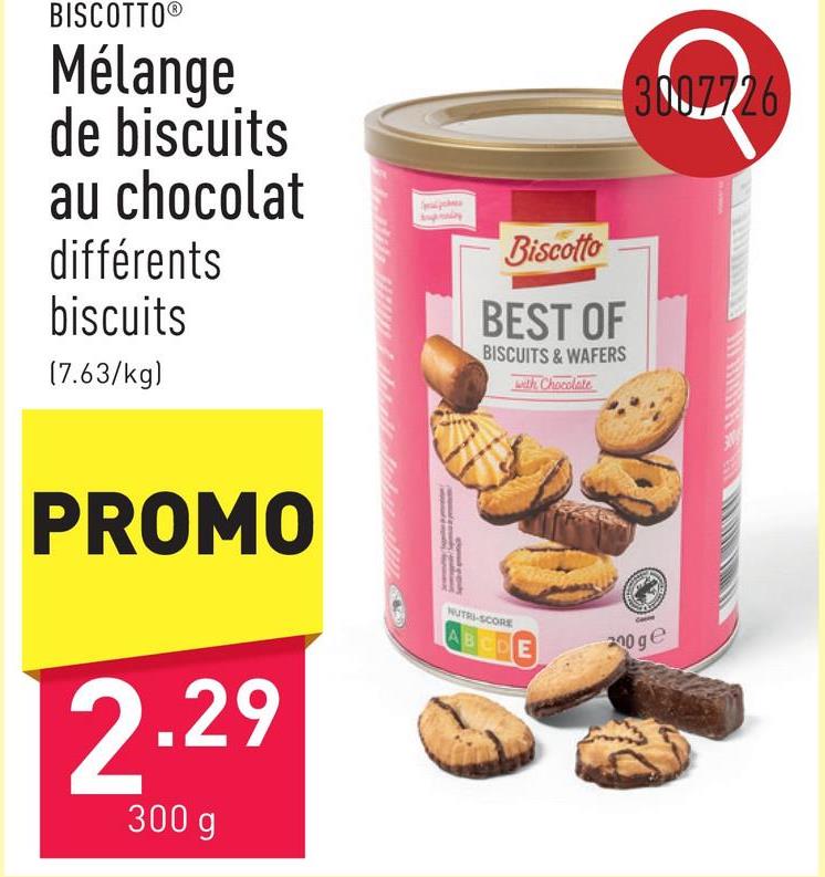 Mélange de biscuits au chocolat différents biscuits