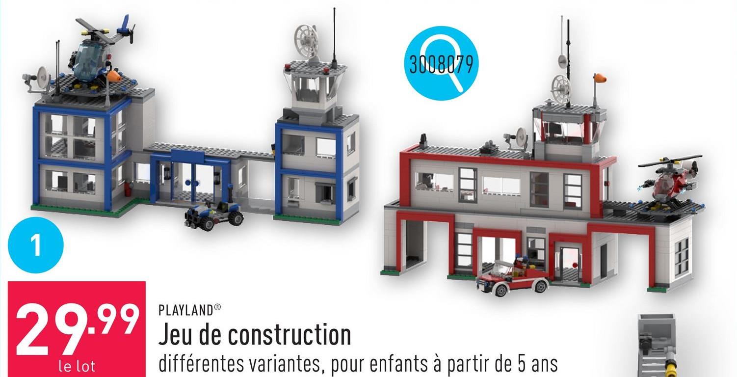 Jeu de construction choix entre différentes variantes, convient aux enfants à partir de 5 ans