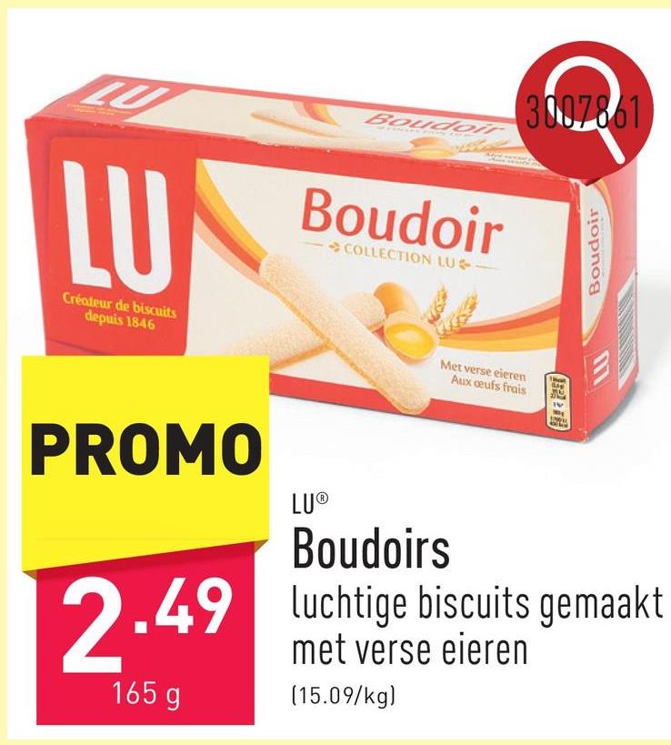 Boudoirs luchtige biscuits gemaakt met verse eieren