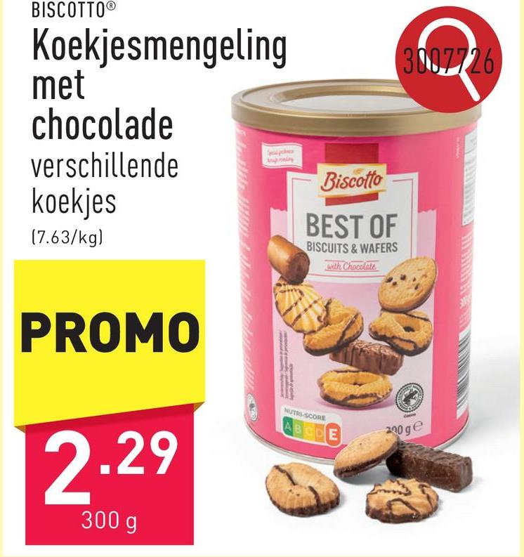 Koekjesmengeling met chocolade verschillende koekjes