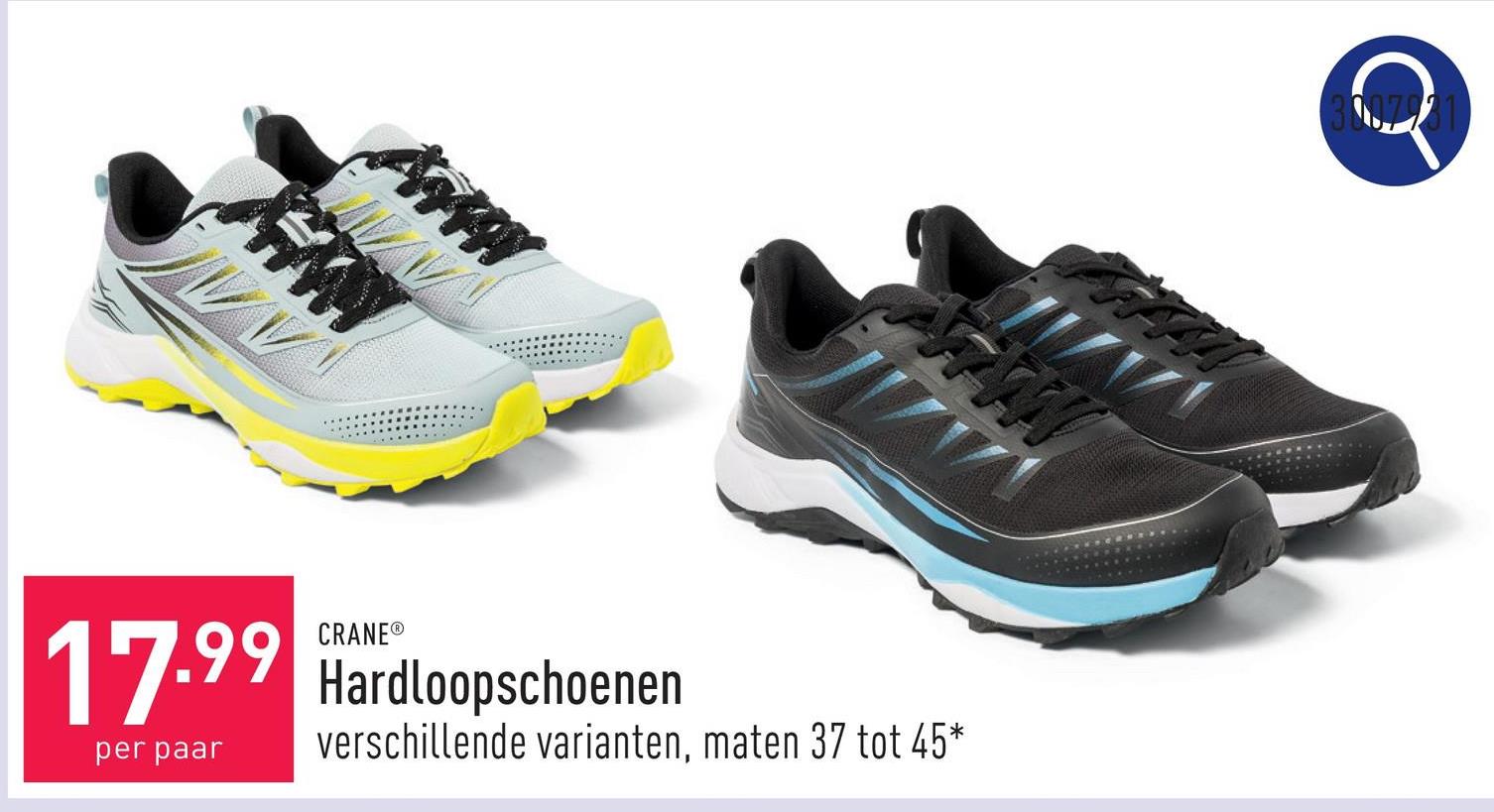 Hardloopschoenen bovenmateriaal van polyester gecombineerd met PU op waterbasis, binnenvoering van polyester, binnenzool met gelkussen, buitenzool van TPR en phylon, waterafstotend, reflecterende details, keuze uit verschillende varianten, maten 37 tot 45*