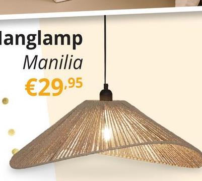 Hanglamp MANILIA XL Naturel Hanglamp MANILIA XL Naturel