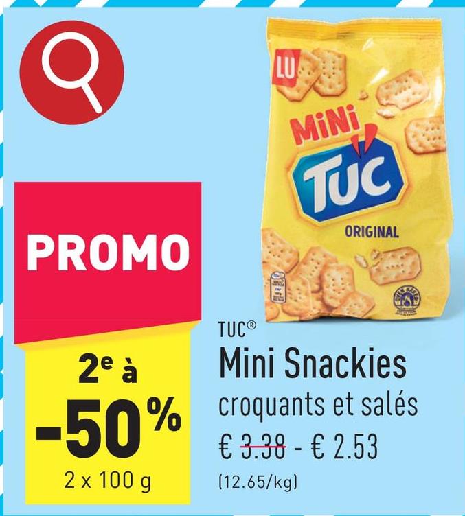 Mini Snackies croquants et salés