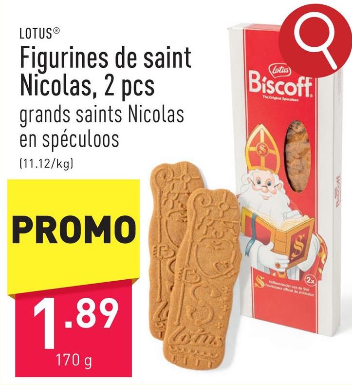 Figurines de saint Nicolas, 2 pcs grands saints Nicolas en spéculoos