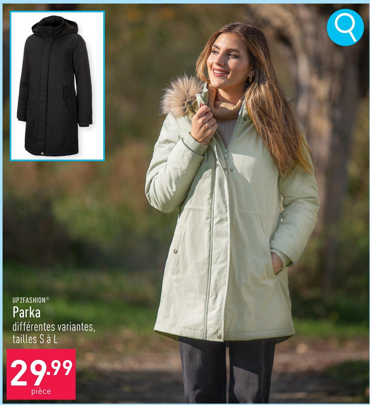 Parka polyester/coton/polyamide, loose fit, choix entre différentes variantes, tailles S à L, certifiée OEKO-TEX®