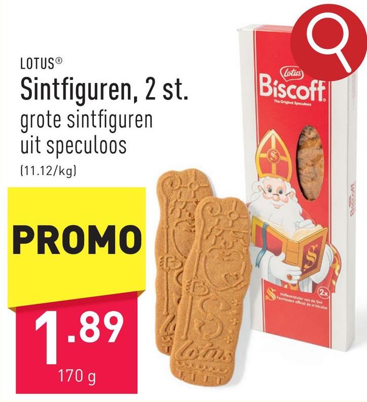 Sintfiguren, 2 st. grote sintfiguren uit speculoos