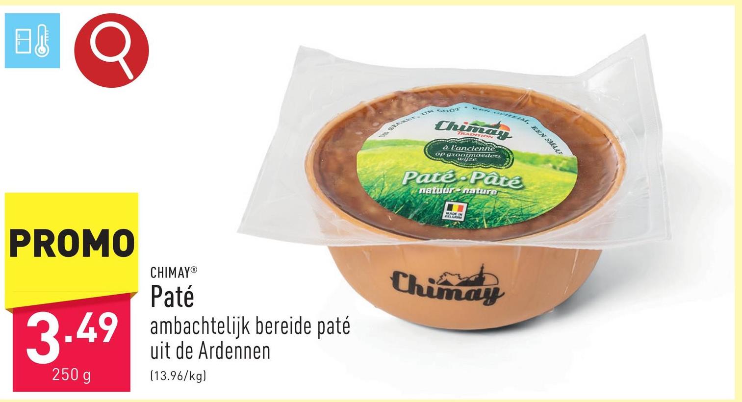 Paté ambachtelijk bereide paté uit de Ardennen