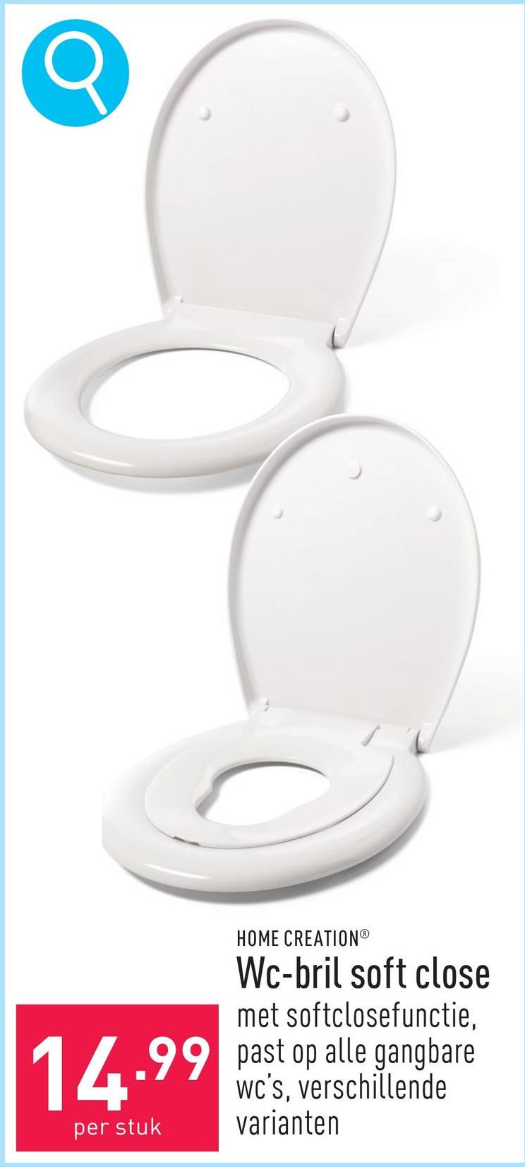 Wc-bril soft close met softclosefunctie, automatisch en geluidloos neerlaatmechanisme, past op alle gangbare wc's, incl. montagemateriaal, keuze uit verschillende varianten