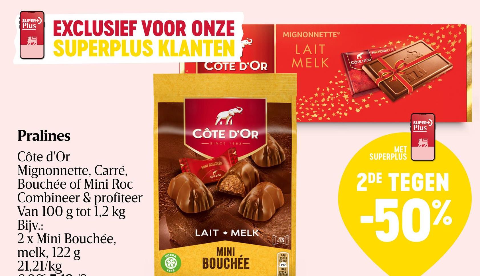 Pralines | Melk Chocolade | Praliné Melkchocolade | Bouchées | Met melk