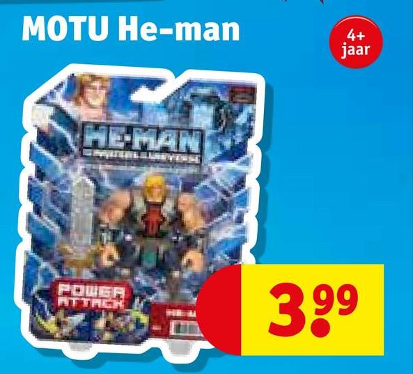 MOTU He-man
ME-MAN
4+
jaar
POWER
ATTACH
3,99