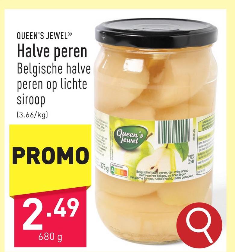 Halve peren Belgische halve peren op lichte siroop