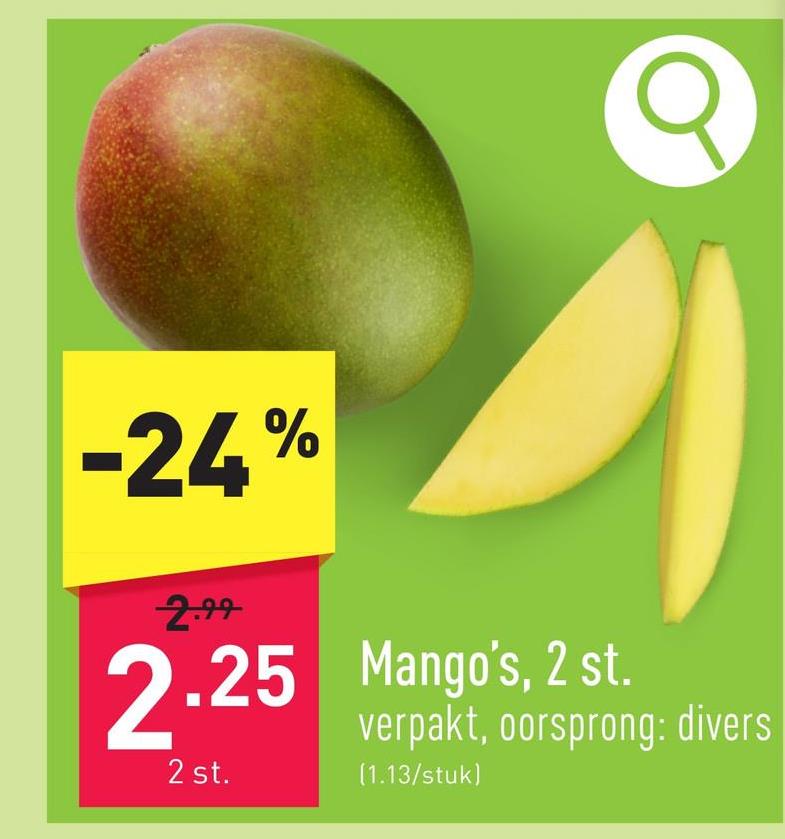 Mango's, 2 st. verpakt, oorsprong: divers