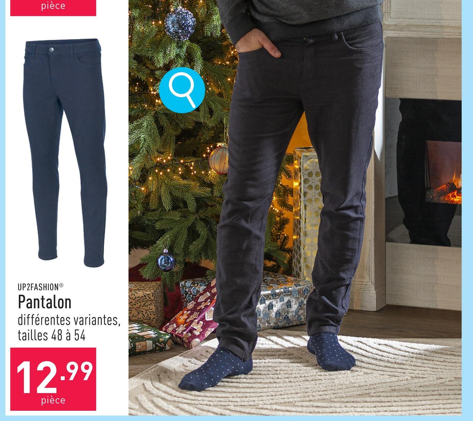 Pantalon coton/élasthanne, tapered fit, choix entre différentes variantes, tailles 48 à 54, certifié OEKO-TEX®