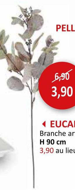 Branche artificielle Eucalyptus H90cm Branches Artificielles Plantes