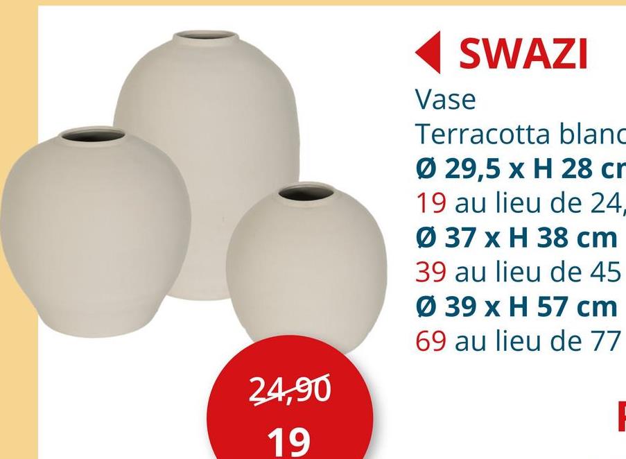 Vase Swazi H28cm Décoration Vases & Cache-pots Plantes