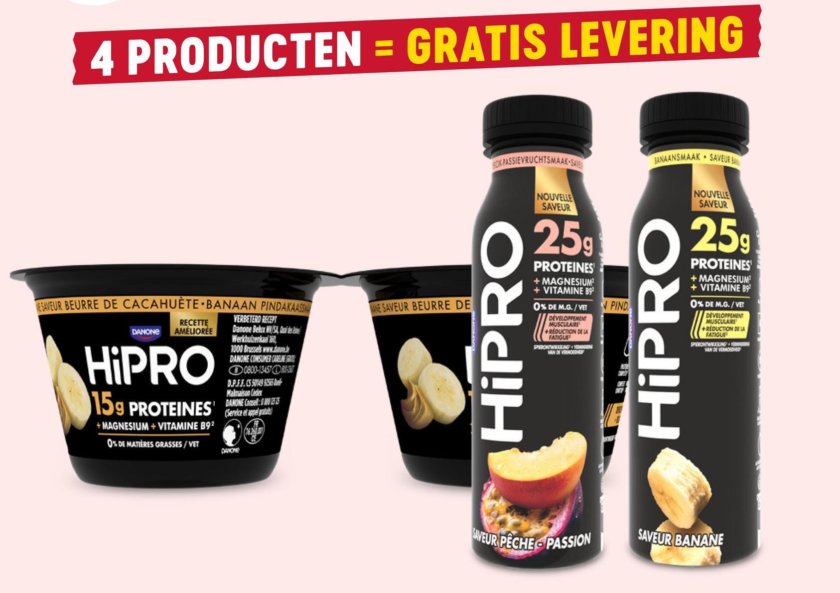 Drink | Bosbes | Proteïne | 0% HiPRO Blauwe bes smaak om te drinken, een heerlijke melkspecialiteit met een fruitige smaak en rijk aan proteïnes die bijdragen aan de groei en instandhouding van de spiermassa*. Voor, tijdens of na een sportsessie, aan iedereen de keuze!