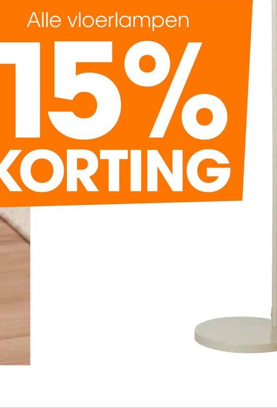 Alle vloerlampen
15%
KORTING