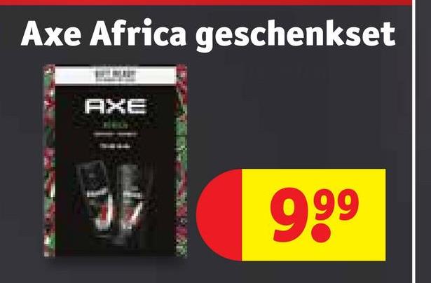 Axe Africa geschenkset
AXE
999